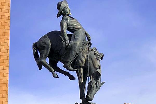 Estatua de Buffalo Bill en Glasgow, Escocia