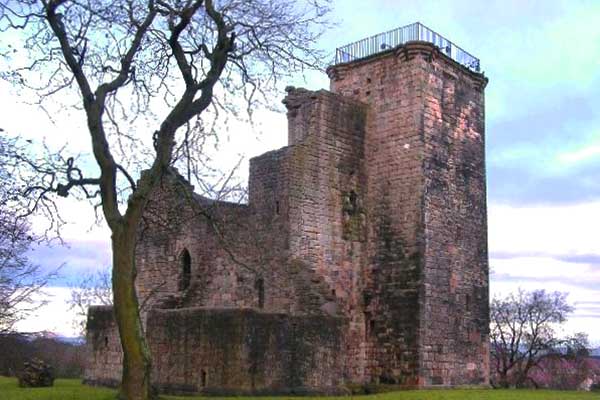 Castillo de Crookston en Glasgow, Escocia